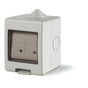 کلید 16A دو پل روکار IP55