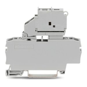 ترمینال ریلی فیوز دار LED دار با ولتاژ 30-12 ولت سایز 2/5 یک به یک