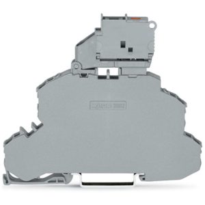 ترمینال ریلی فنری دو طبقه فیوز دار LED 24Vdc